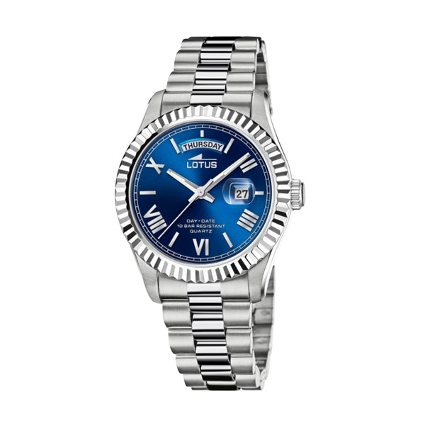 LOTUS WATCHES Mod. FREEDOM Day Date BLUE-0