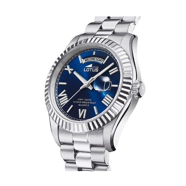 LOTUS WATCHES Mod. FREEDOM Day Date BLUE-1