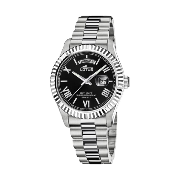 LOTUS WATCHES Mod. FREEDOM Day Date BLACK-0