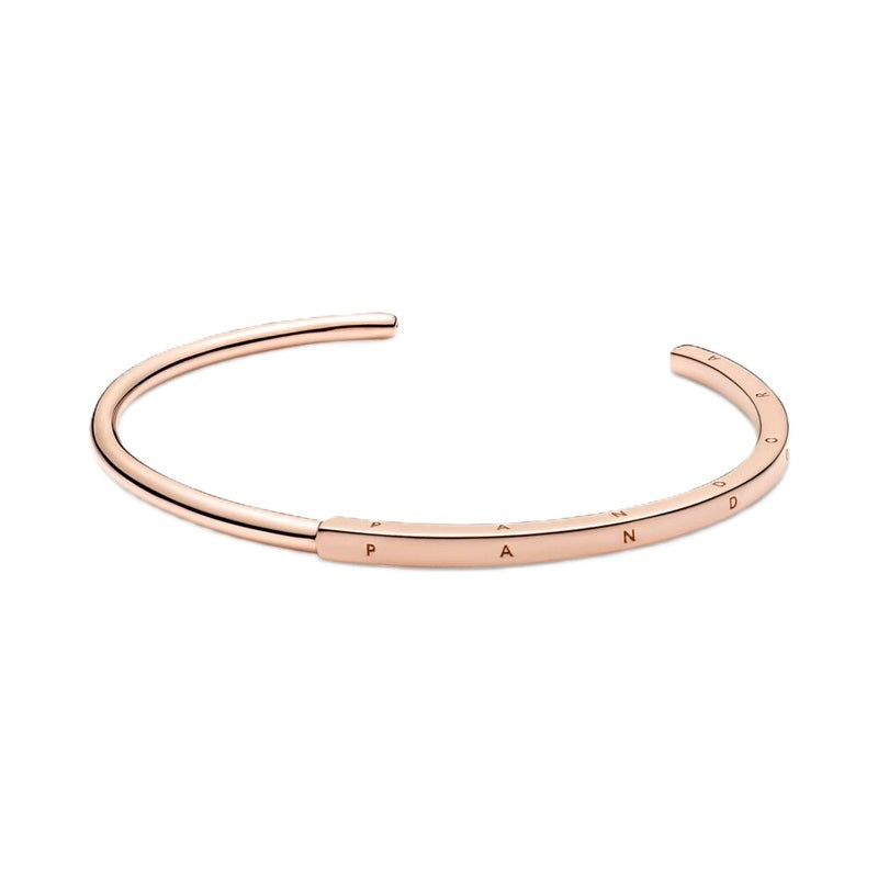 PANDORA JEWELS Mod. SIGNATURE I-D OPEN BANGLE ***SPECIAL PRICE***-0