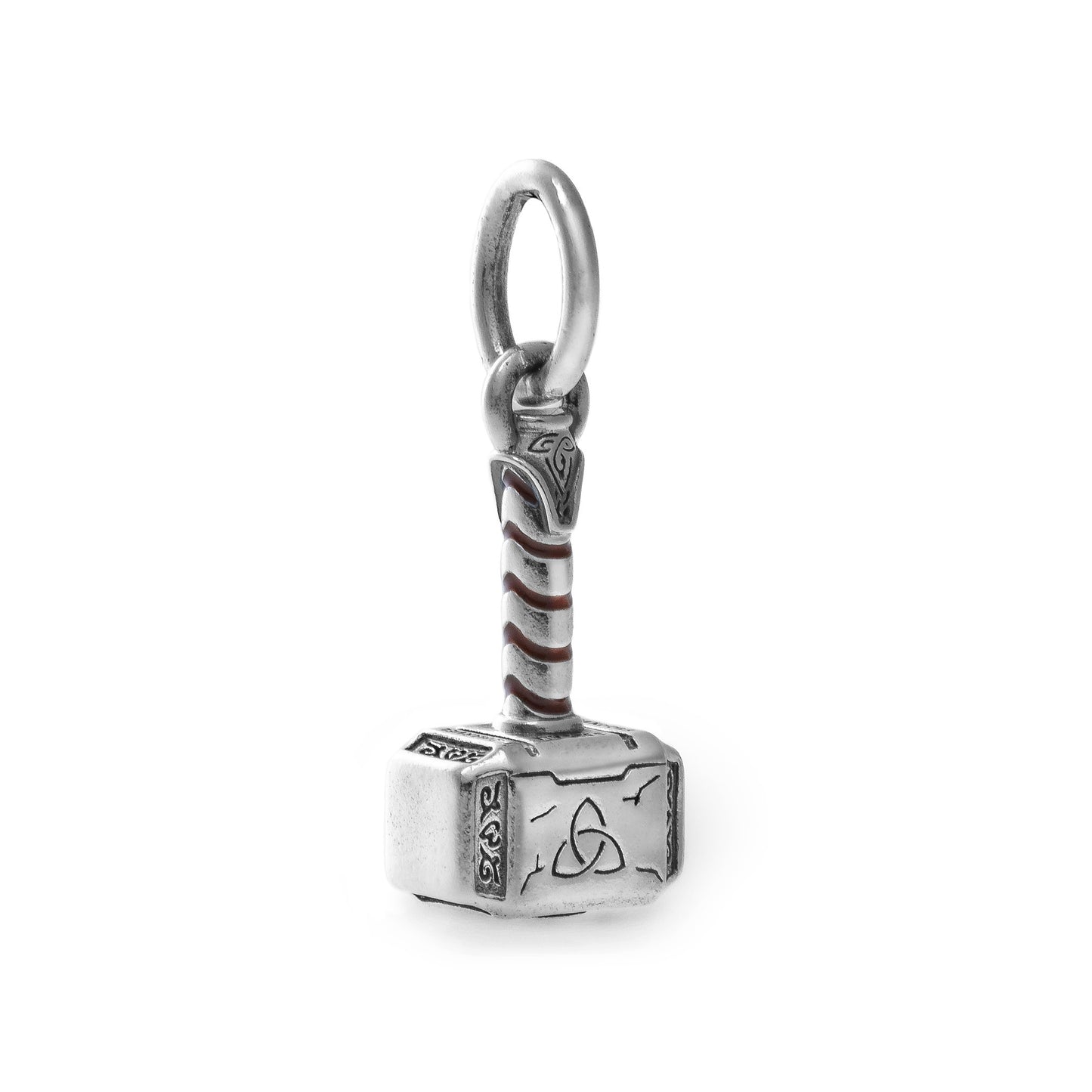PANDORA CHARMS MARVEL COLLECTION Mod. THE AVENGERS THOR'S HAMMER DANGLE CHARM-0