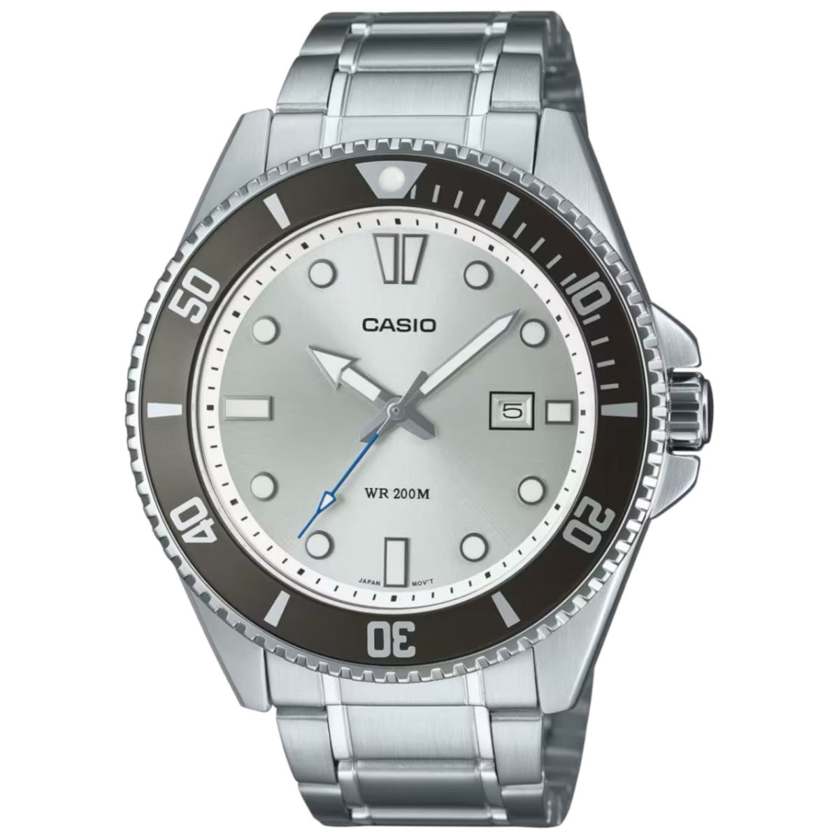 CASIO SPORT Mod. DIVER DATE 200M - ARGENTEE-0