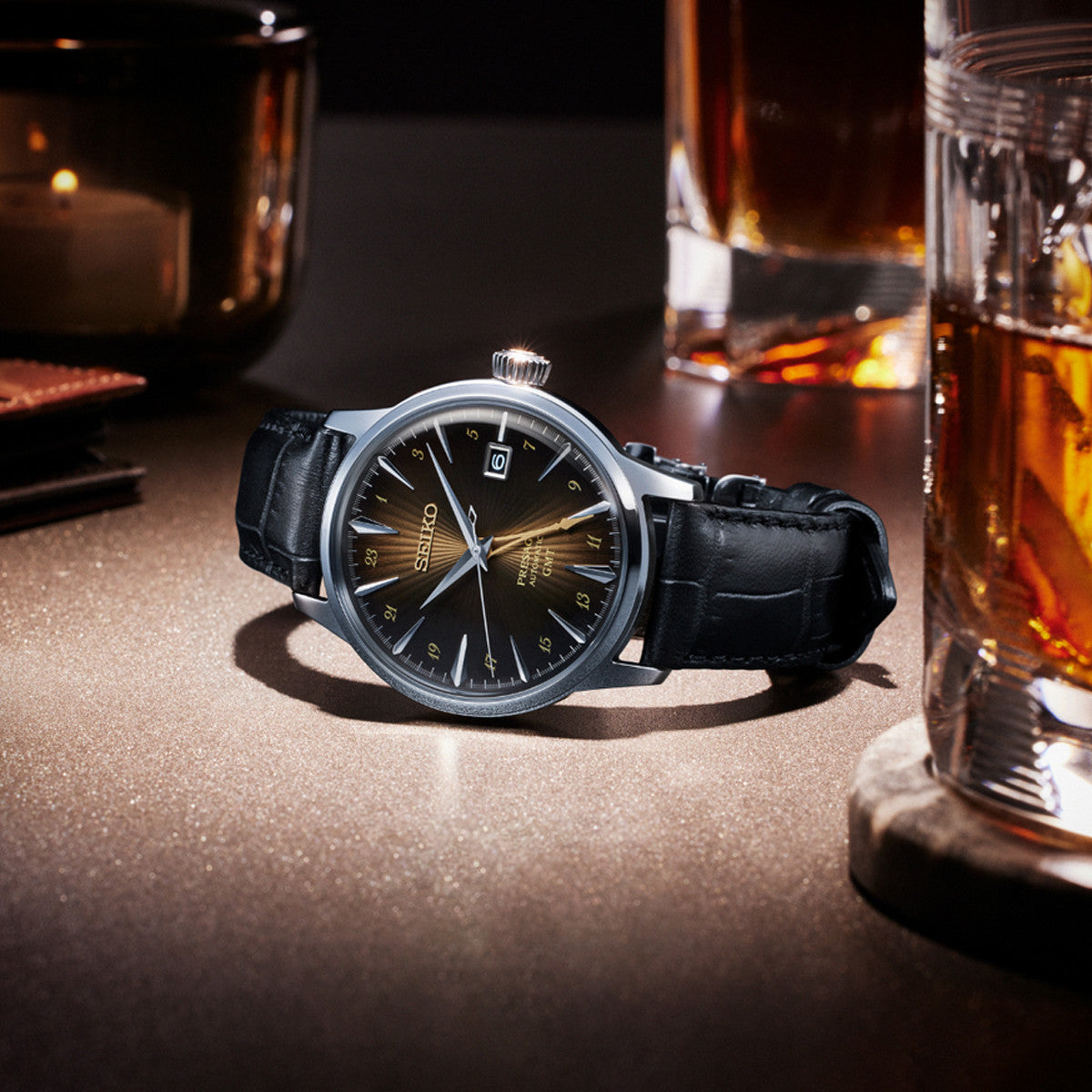 SEIKO PRESAGE Mod. COCKTAIL AUTOMATIC - RUSTY NAIL-4