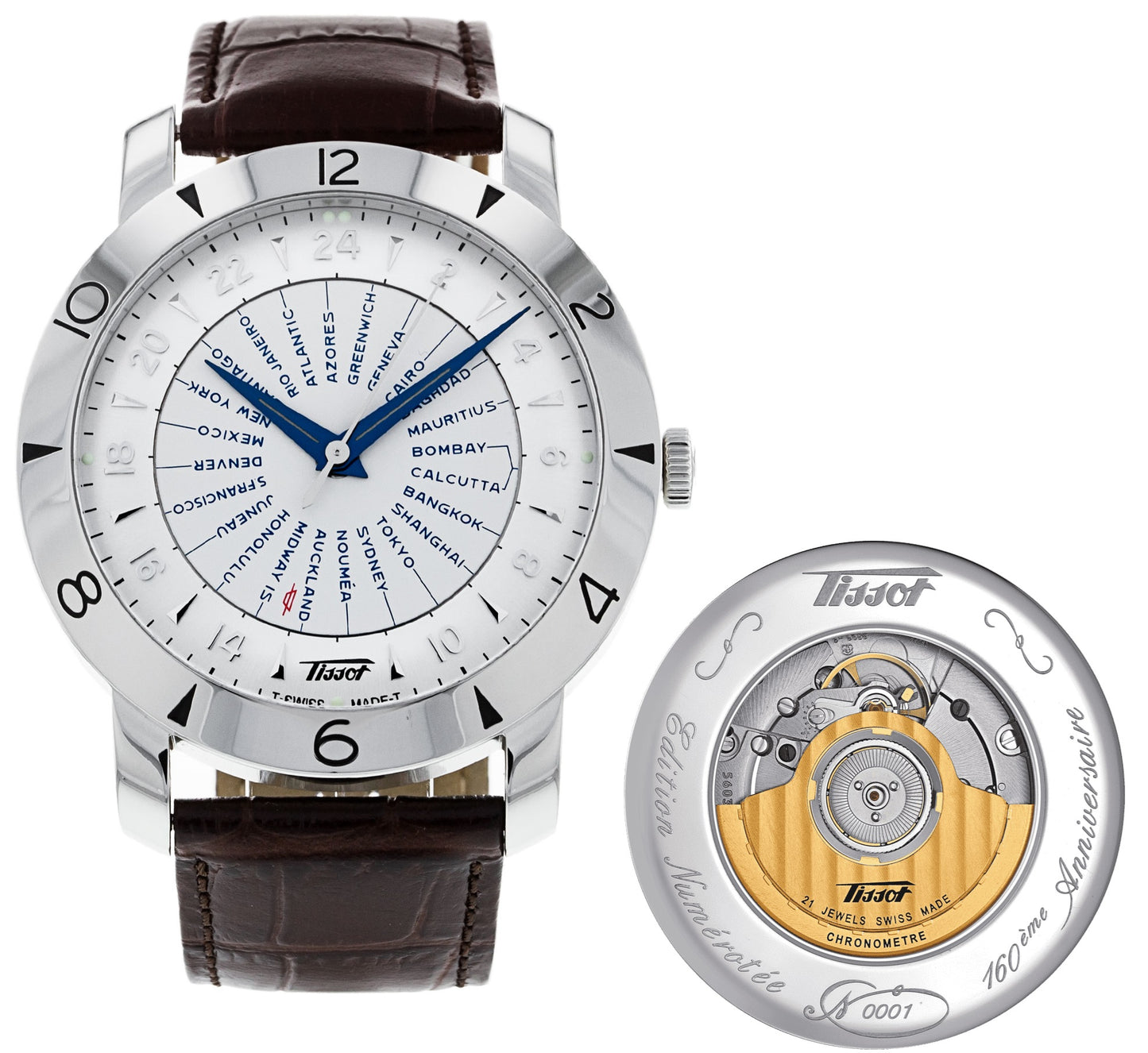 TISSOT Mod. HERITAGE NAVIGATOR - Numbered Edition 160th Anniversary-0