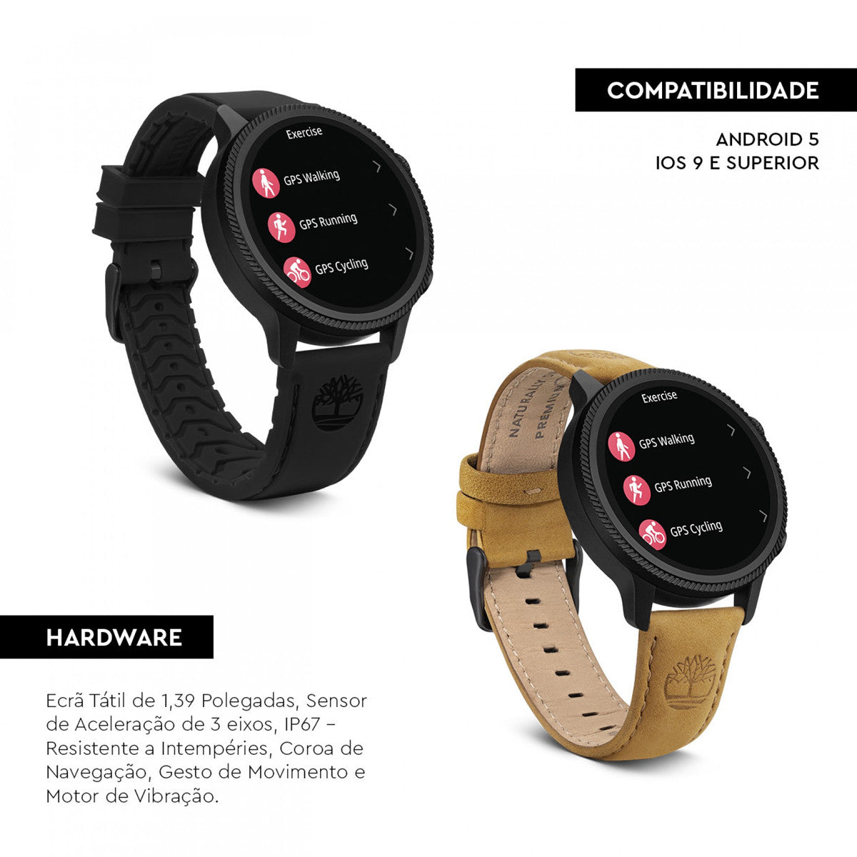 TIMBERLAND SMARTWATCH WATCHES Mod. TDIGB0064503-SET-3
