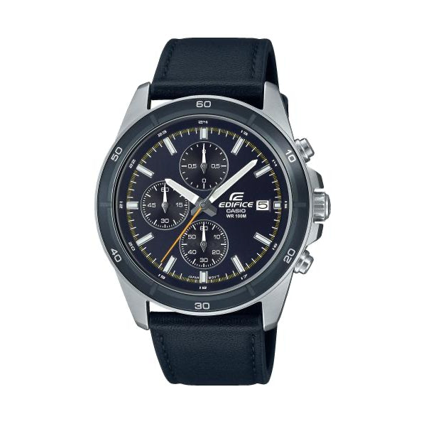 CASIO EDIFICE Mod. STANDARD CHRONOGRAPH LEATHER - GREY-0