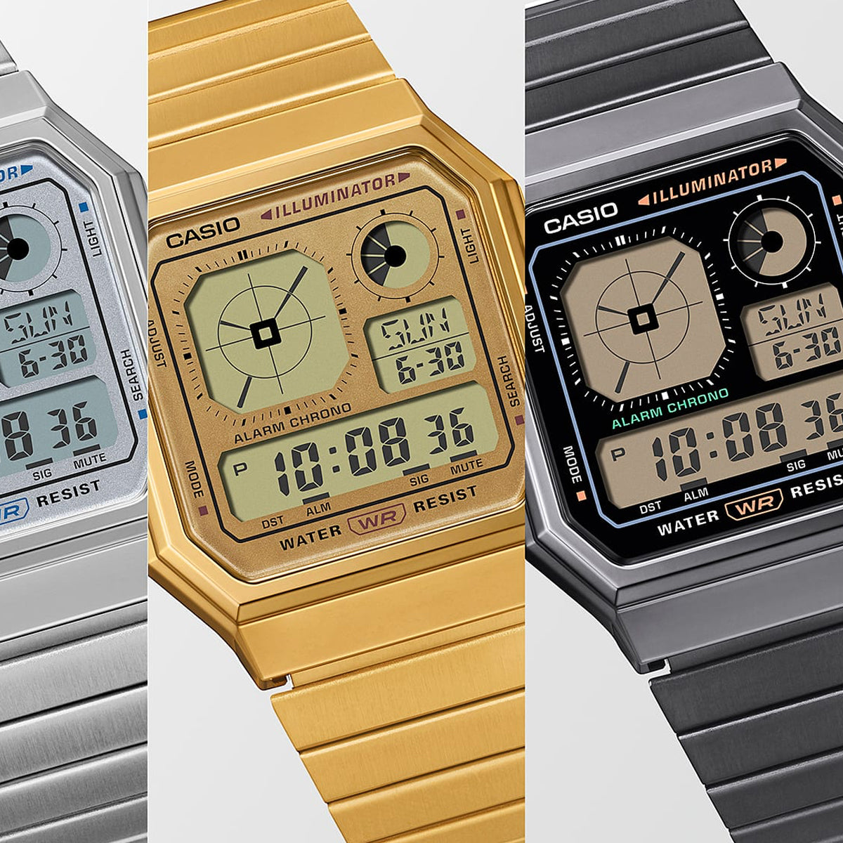 CASIO VINTAGE Mod. RETRO FUTURE EDGY COLLECTION - FULL BLACK-1