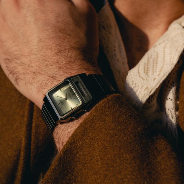 CASIO VINTAGE Mod. EDGY COLLECTION - FOREST GREEN-3