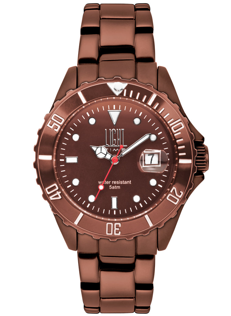 LIGHT TIME Mod. DIVER COPPER ALUMINIUM-0