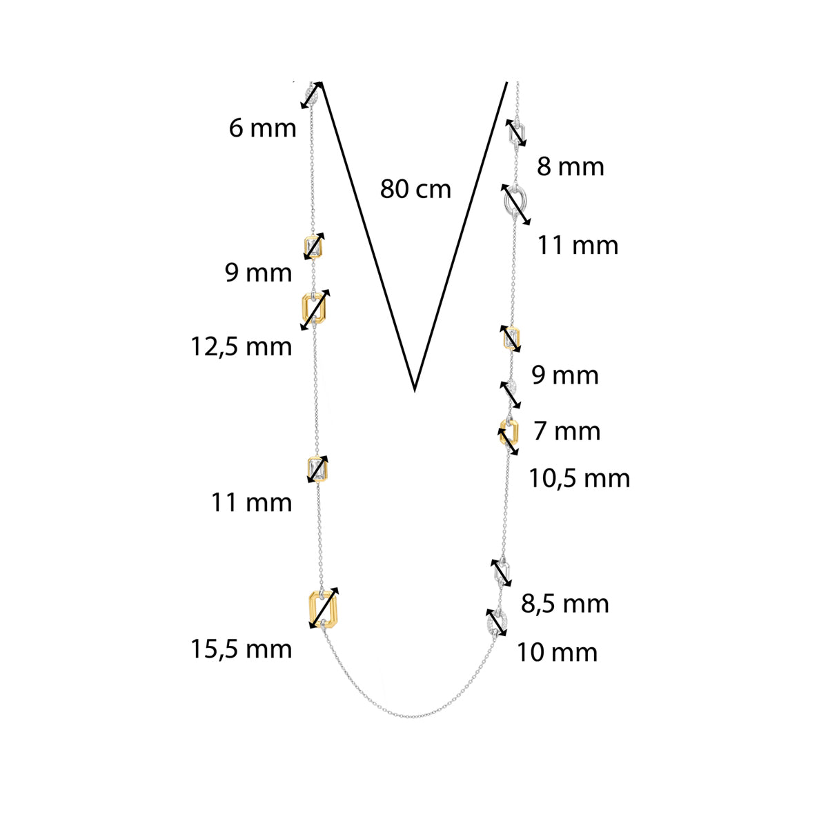 TI SENTO MILANO JEWELRY Mod. 34028ZY/80-4