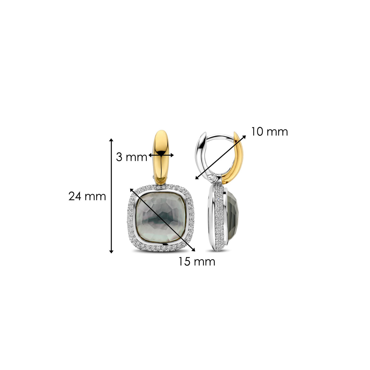 TI SENTO MILANO JEWELRY Mod. 7968BL-3