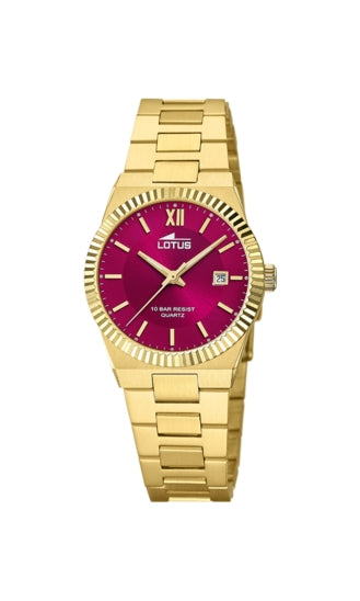 LOTUS burgudy/red