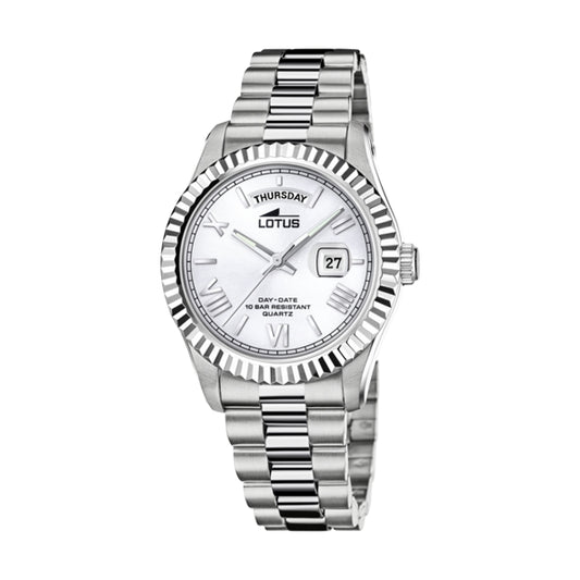 LOTUS WATCHES Mod. FREEDOM Day Date WHITE-0
