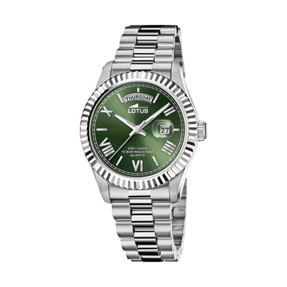 LOTUS WATCHES Mod. FREEDOM Day Date GREEN-0
