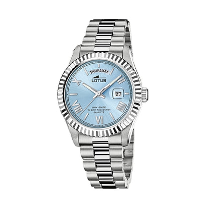 LOTUS WATCHES Mod. FREEDOM Day Date LIGHT BLUE-0