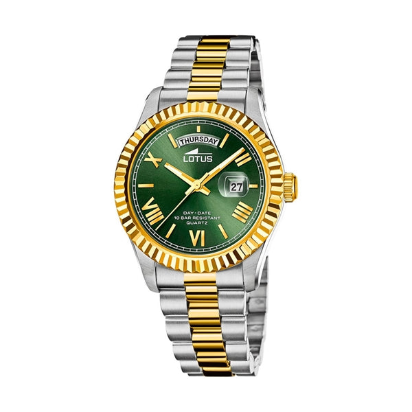 LOTUS green/silver