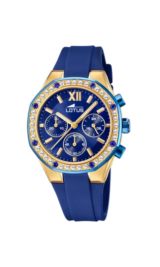 LOTUS blue/gold