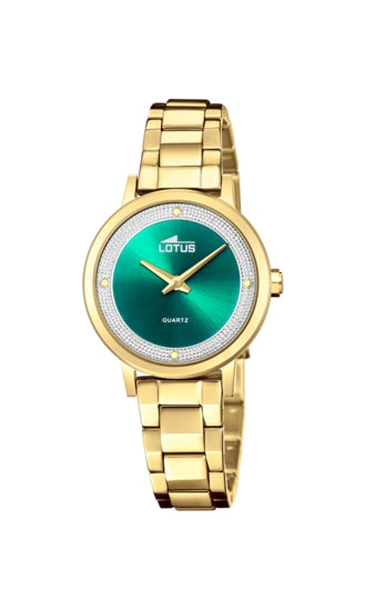 LOTUS green/gold