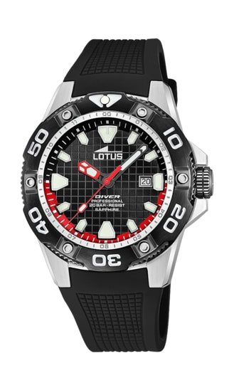 LOTUS black/red