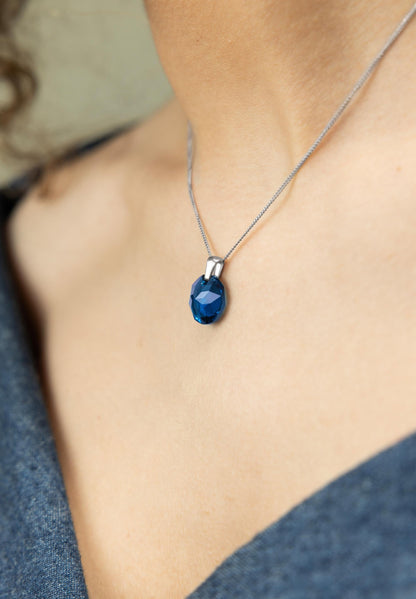 Facet Brilliant Pendant Necklace JS.0037-2
