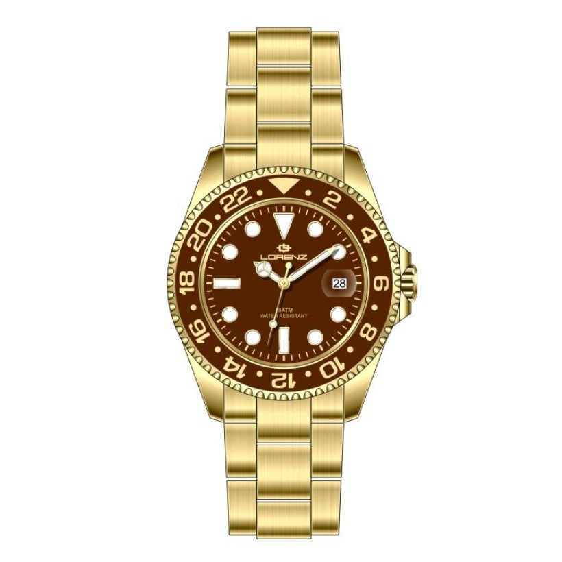 LORENZ brown/gold