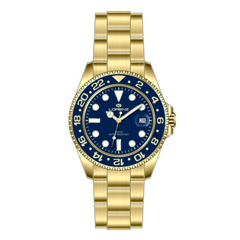 LORENZ blue/gold