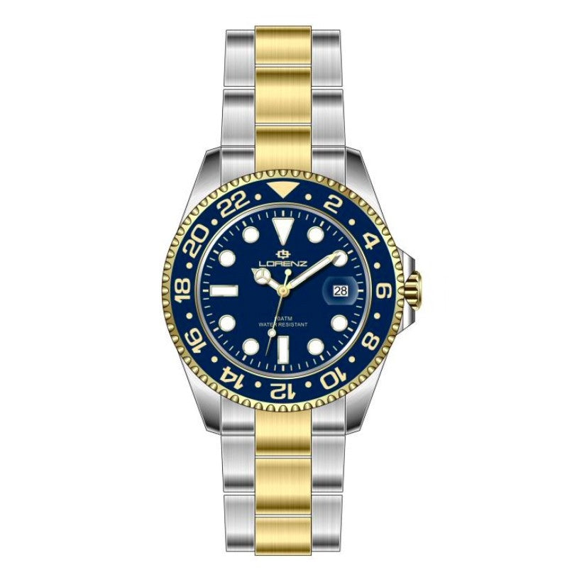 LORENZ blue/silver