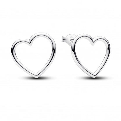 PANDORA JEWELS Mod. FRONT-FACING HEART STUD-0