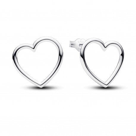 PANDORA JEWELS Mod. FRONT-FACING HEART STUD-0