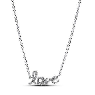 PANDORA JEWELRY Mod. SPARKLING HANDWRITTEN LOVE-0