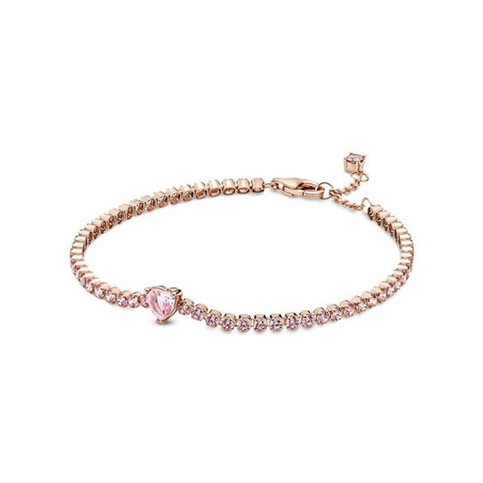 PANDORA JEWELS Mod. SPARKLING HEART TENNIS - Size 16 ***SPECIAL PRICE****-0