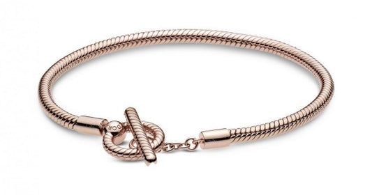 PANDORA JEWELS Mod. MOMENTS T-BAR SNAKE CHAIN - Size 17 ***SPECIAL PRICE****-0