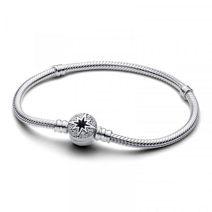 PANDORA MOMENTS Mod. NORTH STAR CLASP SNAKE CHAIN - Size 20-0