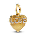 PANDORA CHARMS Mod. ENGRAVABLE LOVE HEART DANGLE-0