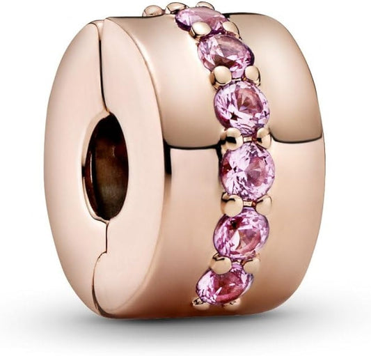 PANDORA CHARMS Mod. PINK SPARKLING ROW-0