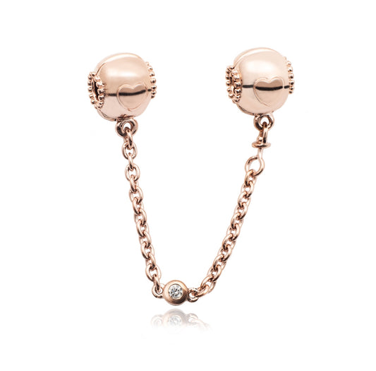 PANDORA CHARMS Mod. JEART SAFETY CHAIN-0