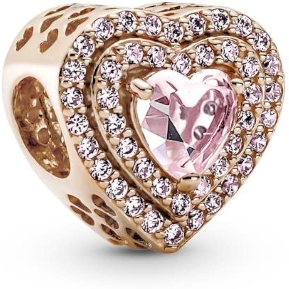 PANDORA CHARMS Mod. SPARKLING LEVELLED HEART