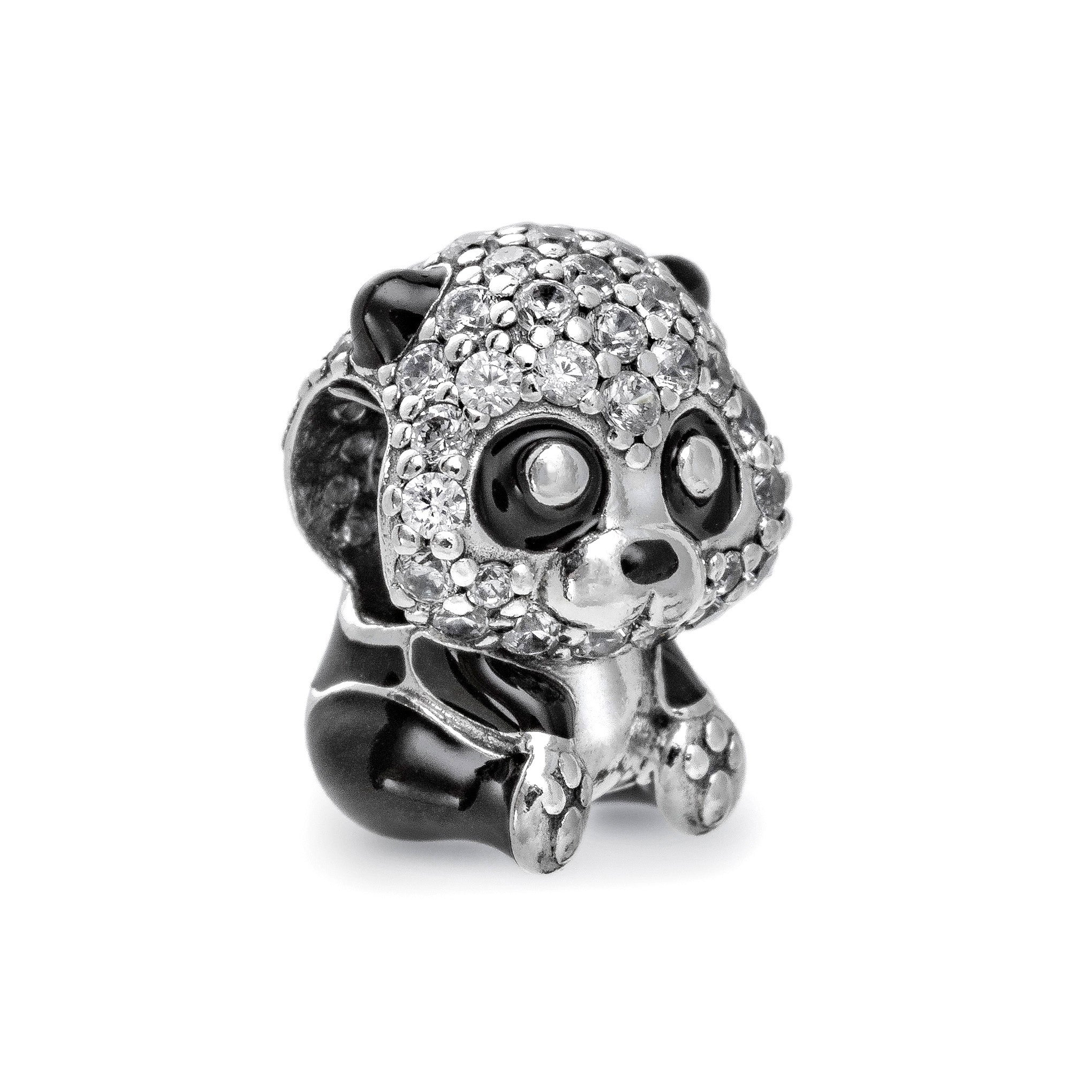 PANDORA CHARMS Mod. SPARKLING CUTE PANDA-0