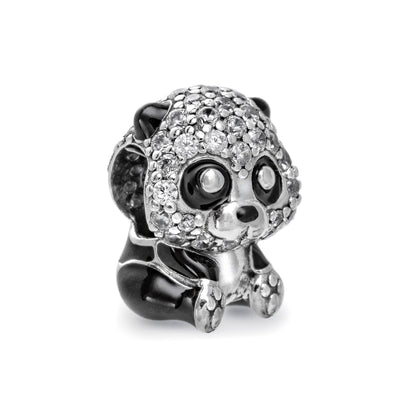 PANDORA CHARMS Mod. SPARKLING CUTE PANDA-0