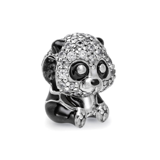 PANDORA CHARMS Mod. SPARKLING CUTE PANDA-0
