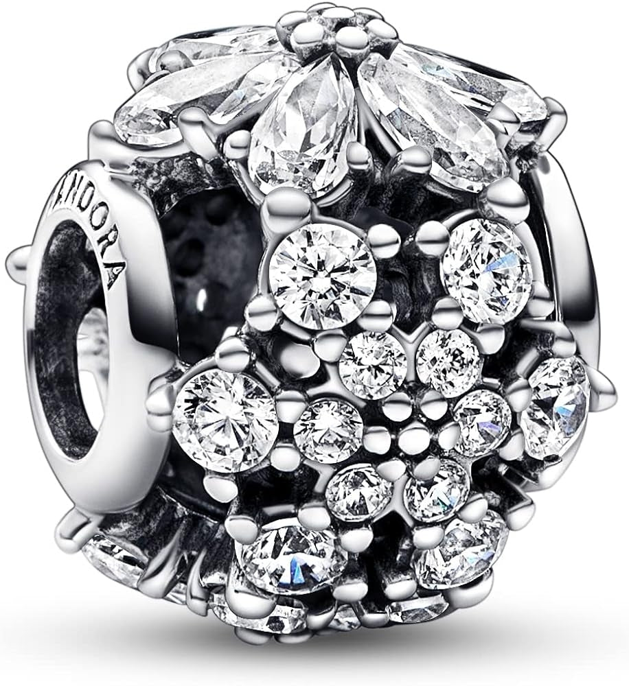 PANDORA CHARMS Mod. SPARKLING HERBARIUM CLUSTER ROUND PANDORA