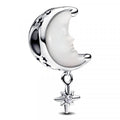 PANDORA CHARMS Mod. MOON & NORTH STAR-0