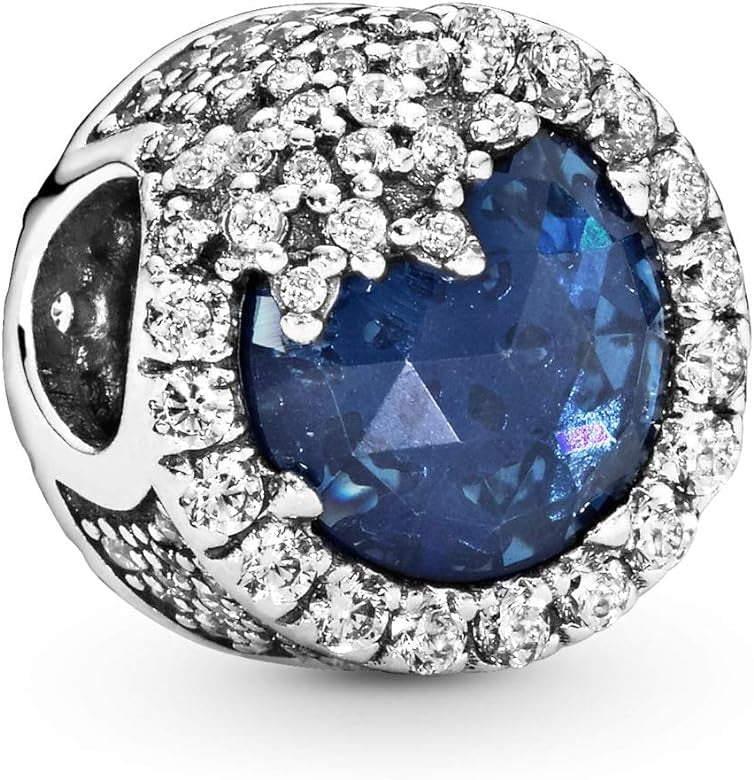 PANDORA CHARMS Mod. BLUE DAZZLING SNOWFLAKE