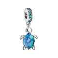 PANDORA CHARMS Mod. MURANO GLASS SEA TURTLE