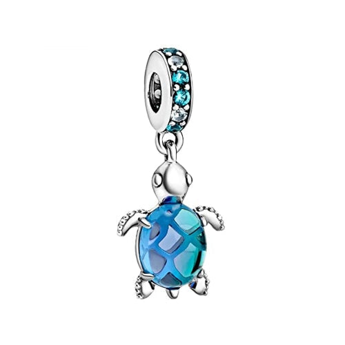 PANDORA CHARMS Mod. MURANO GLASS SEA TURTLE