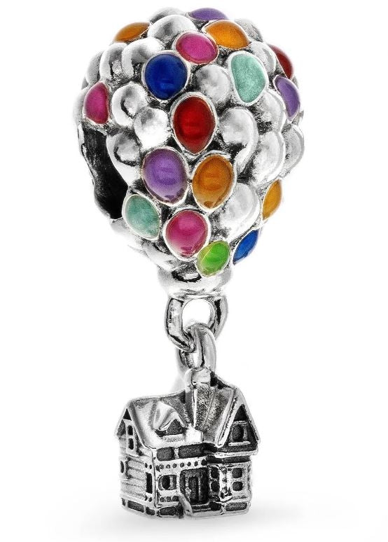 PANDORA CHARMS DISNEY COLLECTION Mod. PIXAR UP HOUSE & BALLOONS