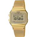 CASIO VINTAGE Mod. ICONIC SLIM DESIGN - GOLD MESH-0