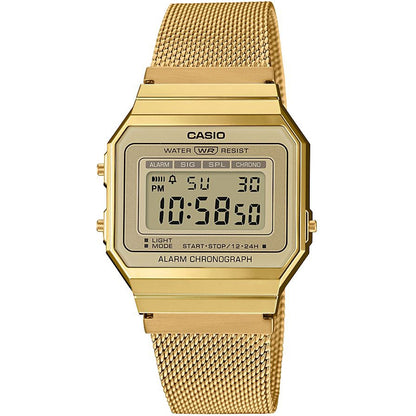 CASIO VINTAGE Mod. ICONIC SLIM DESIGN - GOLD MESH-0