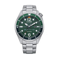 CITIZEN silver/green