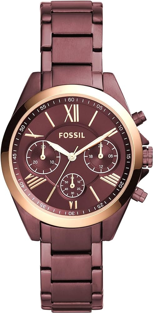 FOSSIL burgudy